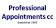 Professional Appointments CC