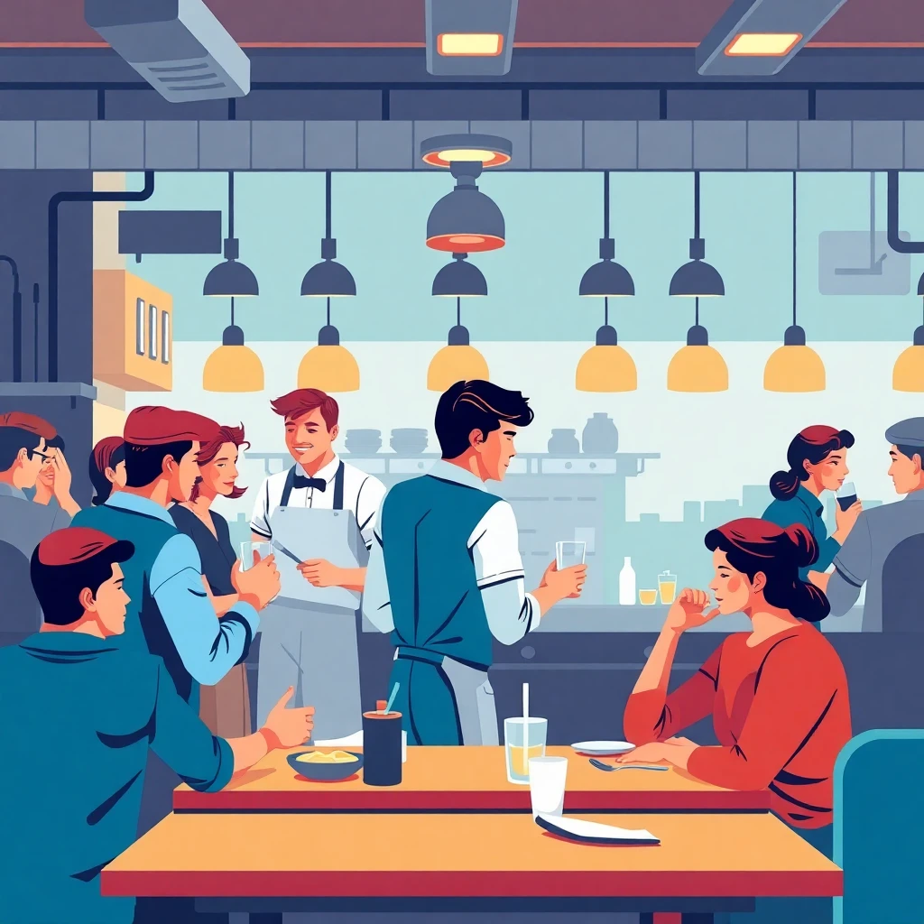 Dynamic restaurant scene