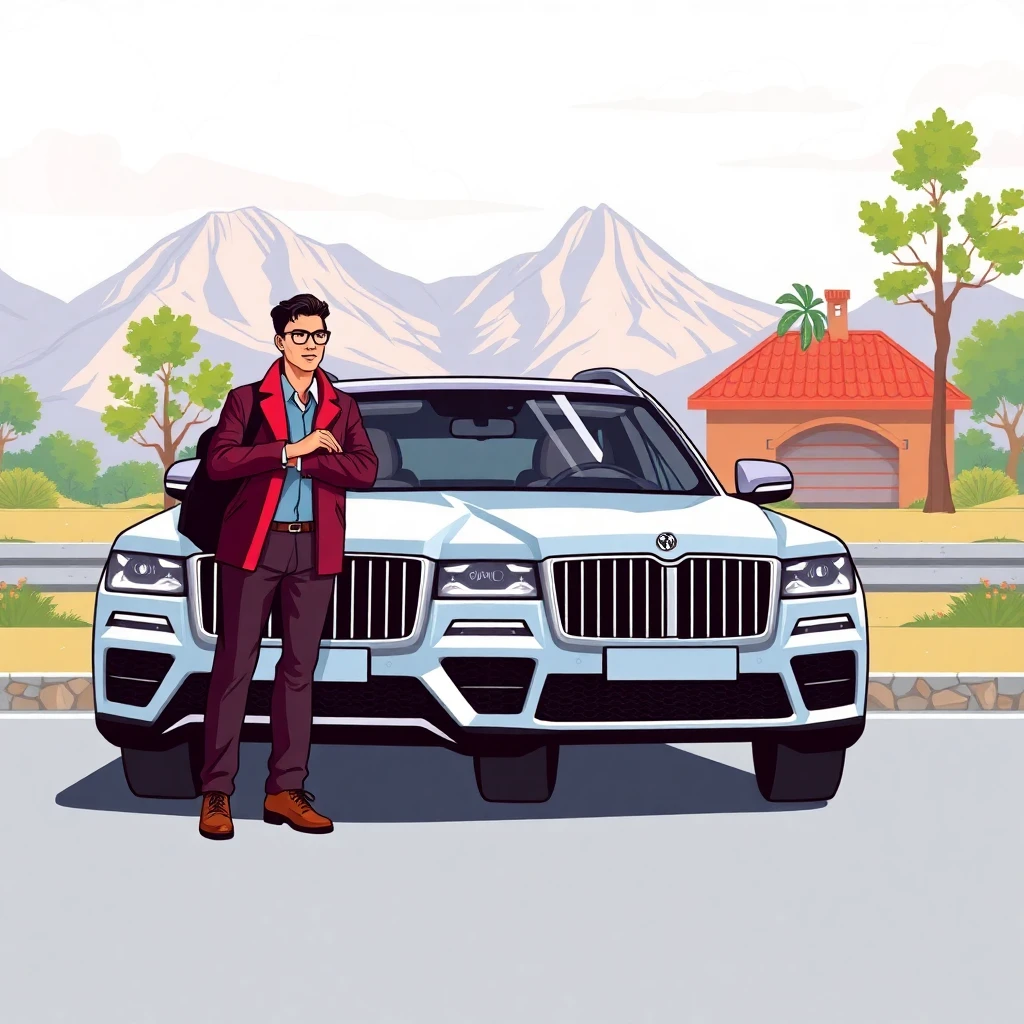 Luxury vehicle for driving job