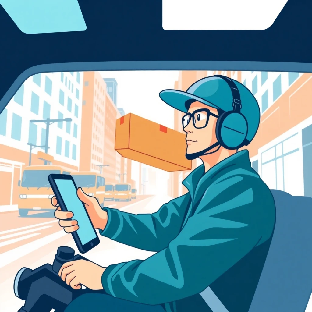 Balanced courier job