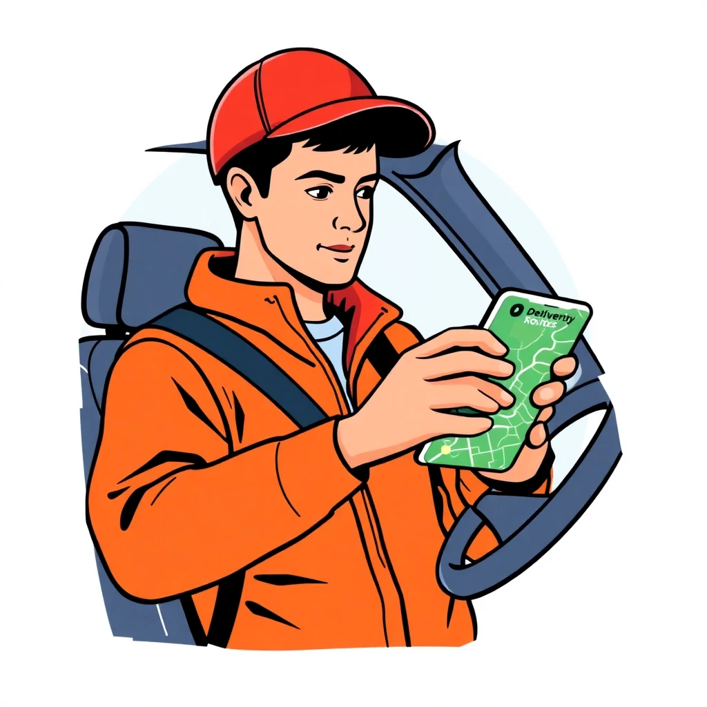 Beginner delivery driver