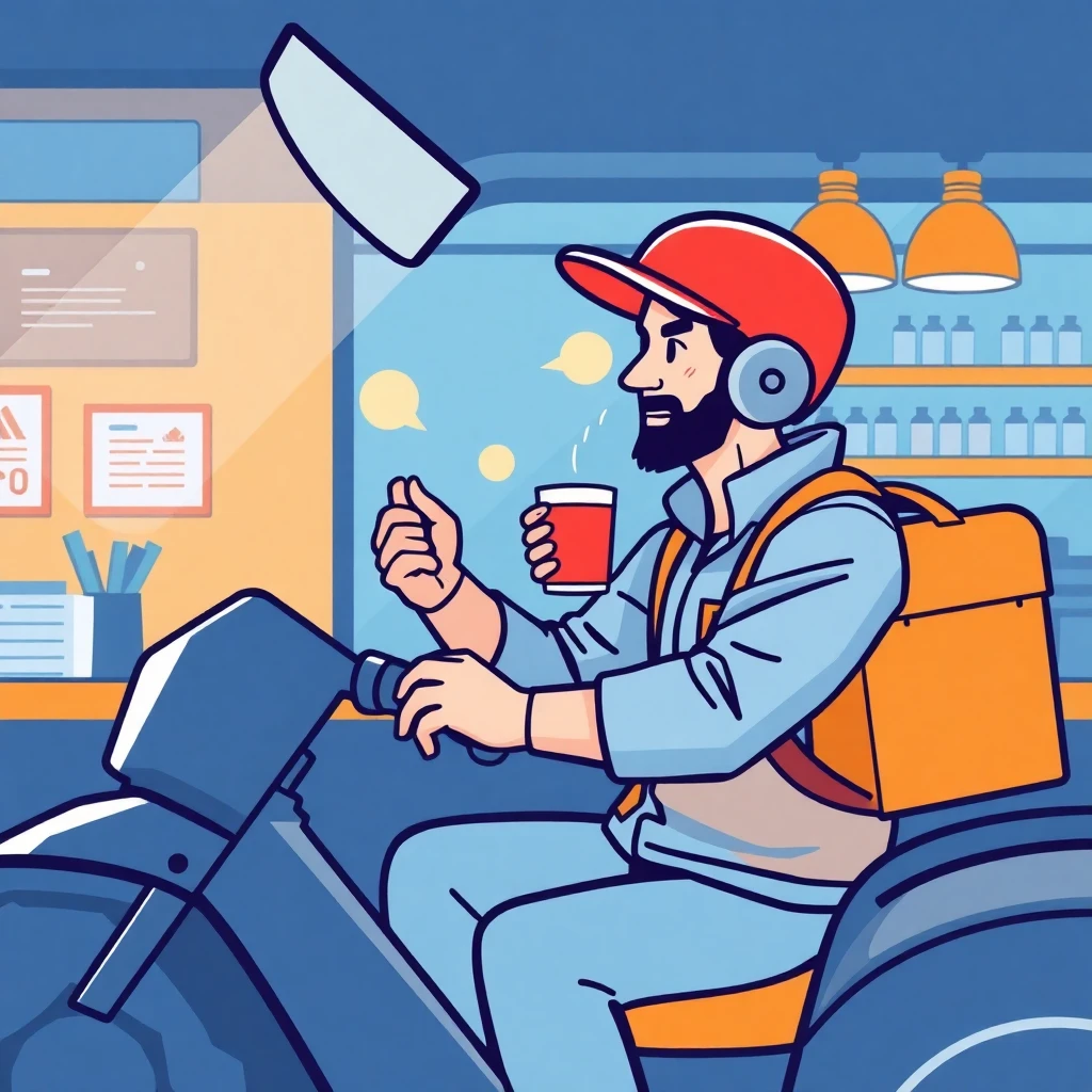 Flexible delivery job perks