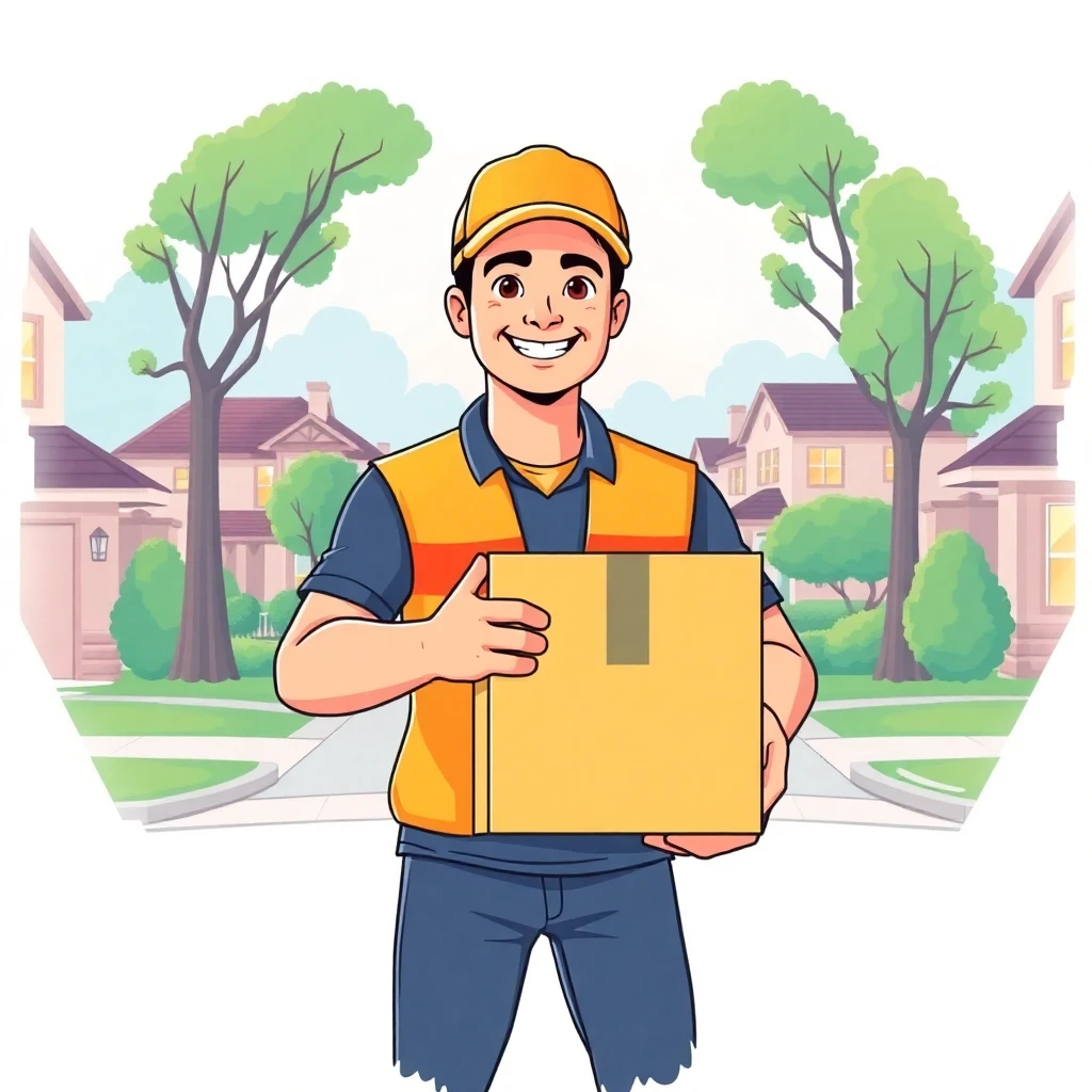 Energetic delivery driver