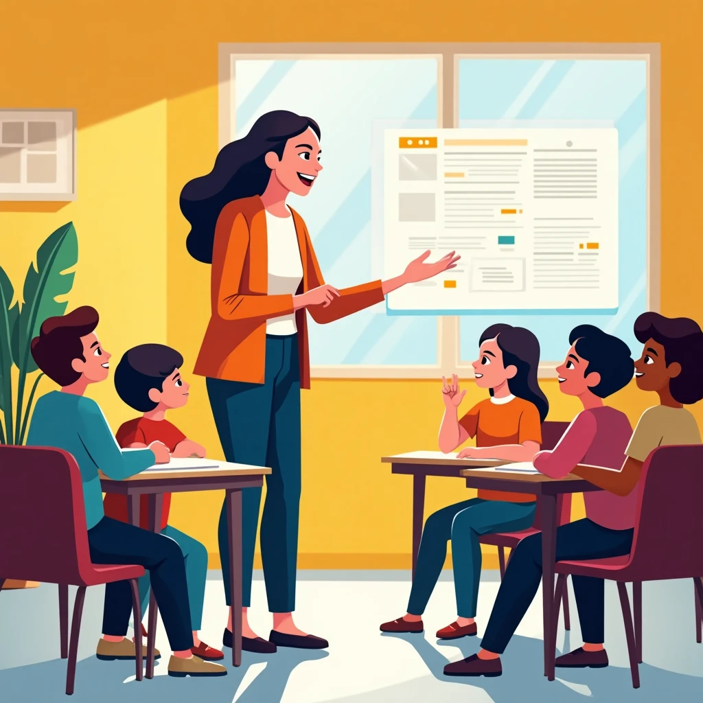 Engaging classroom environment