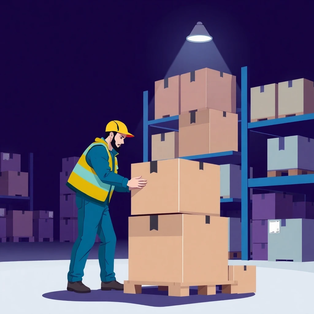 Night shift warehouse work