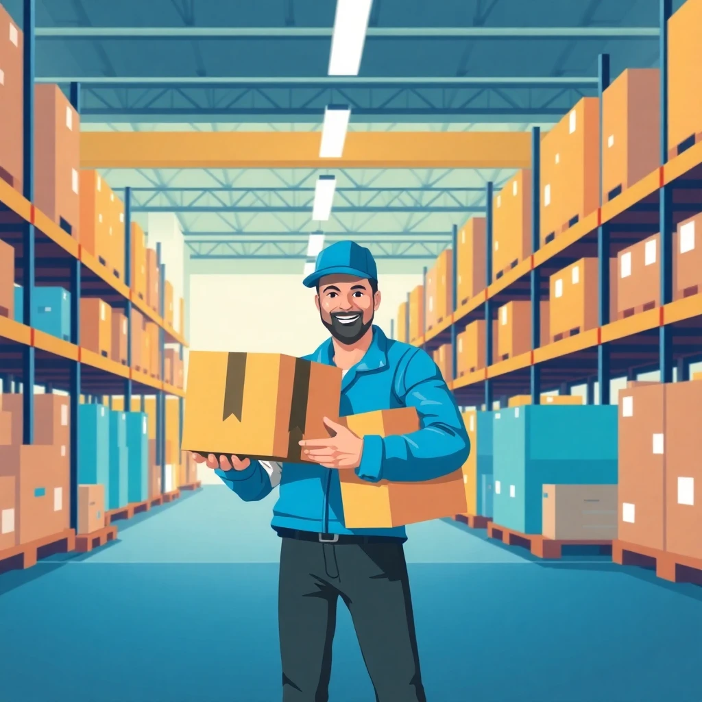 High-paying warehouse job