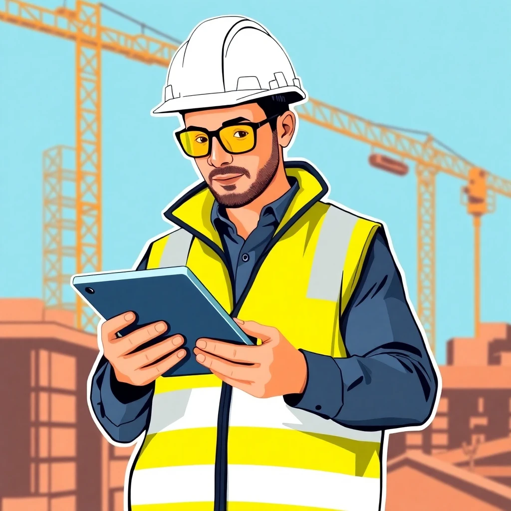 Project manager on site