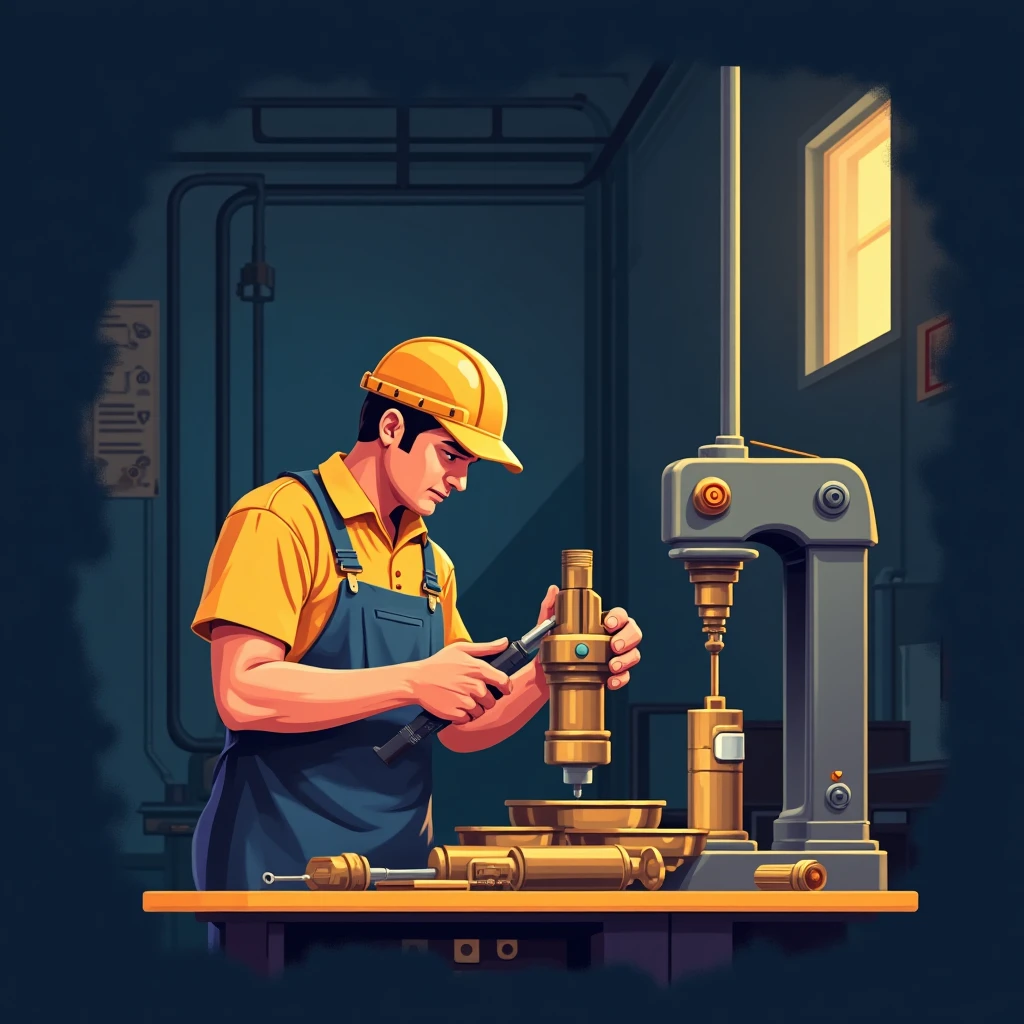 Trabajo en manufactura aeroespacial