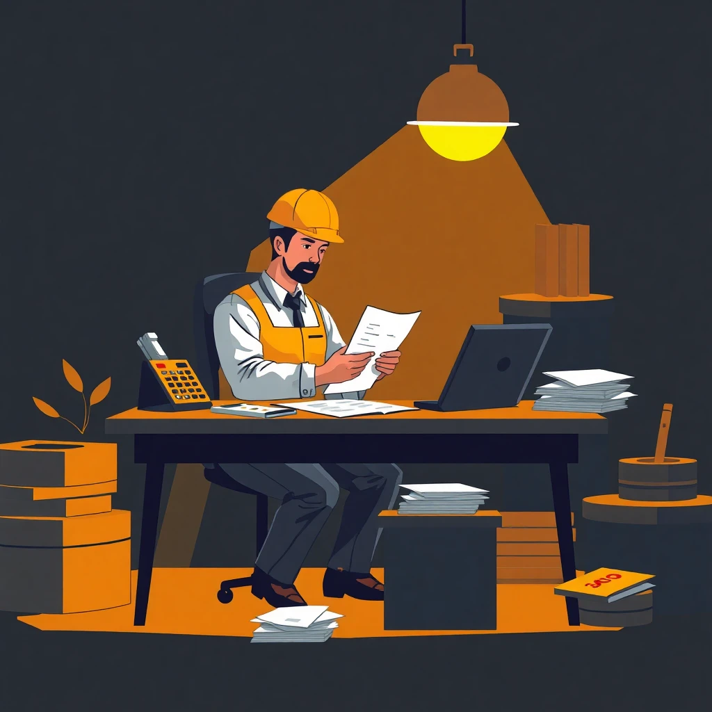 Trabajo contable en progreso