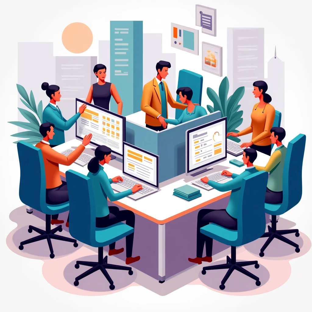 In-office customer service setting