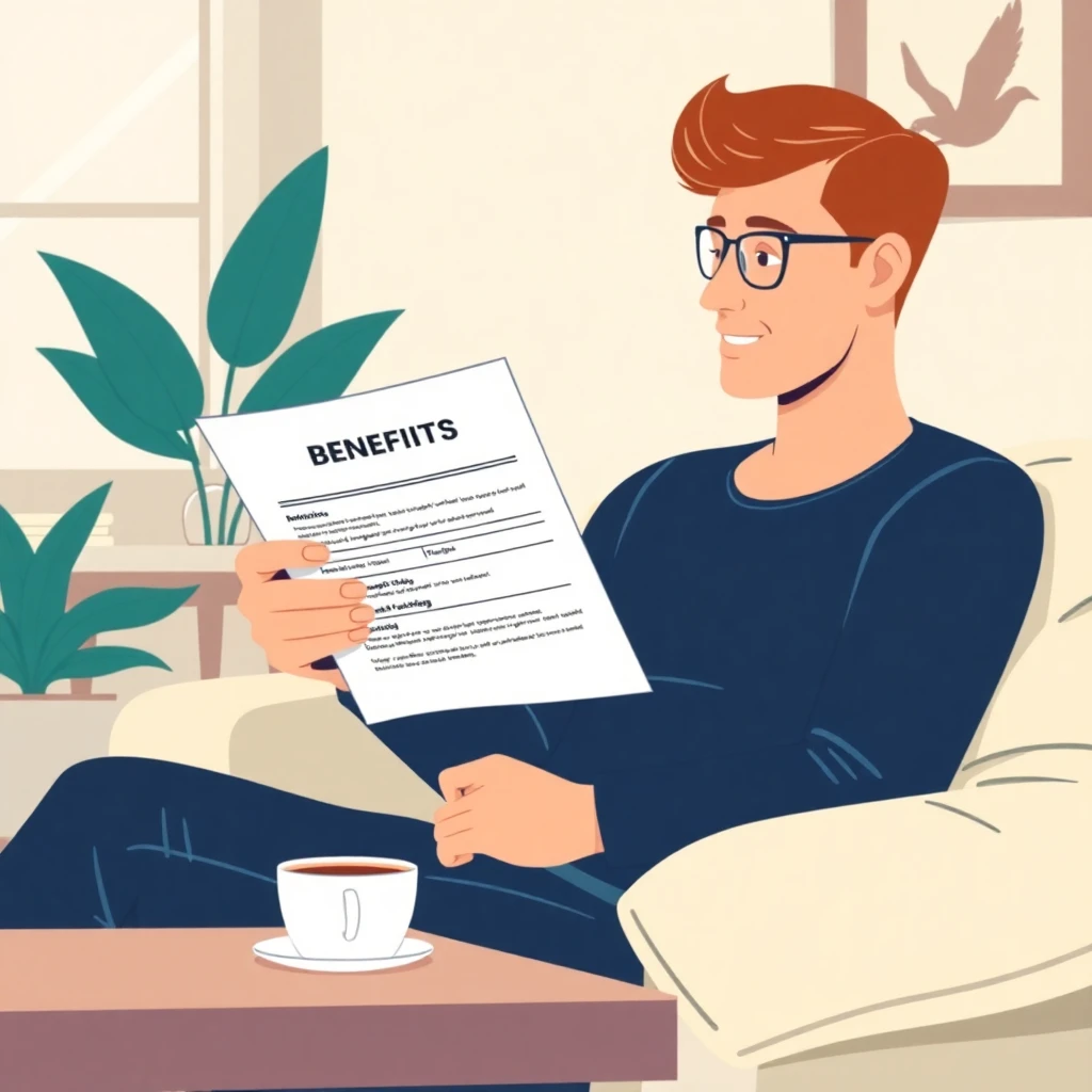 Reviewing job benefits