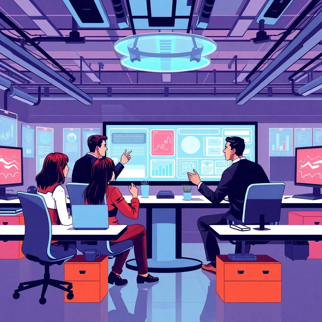 Innovation in tech workspace