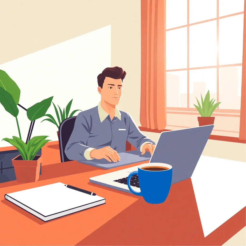 Home office for remote work