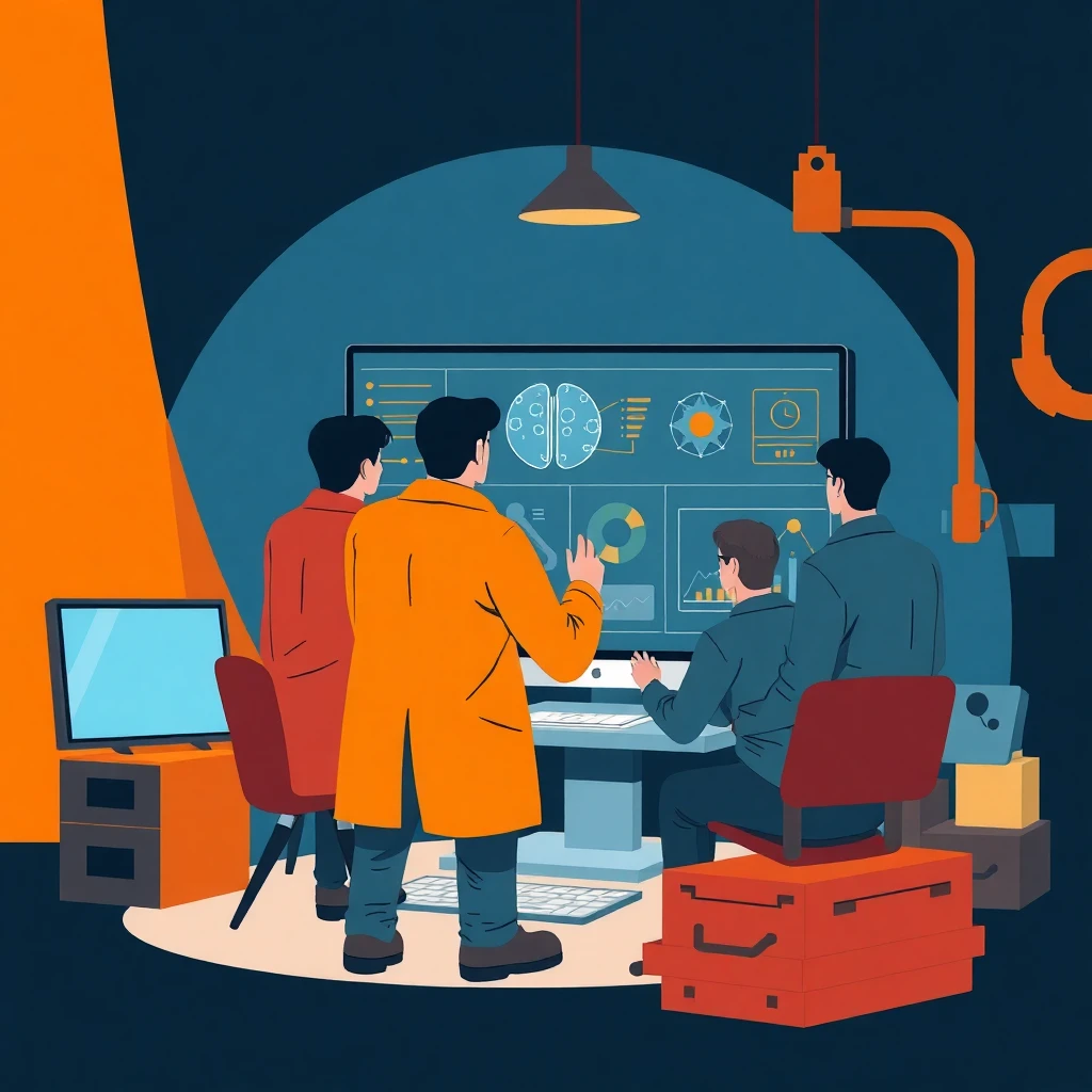 Team collaboration on AI models