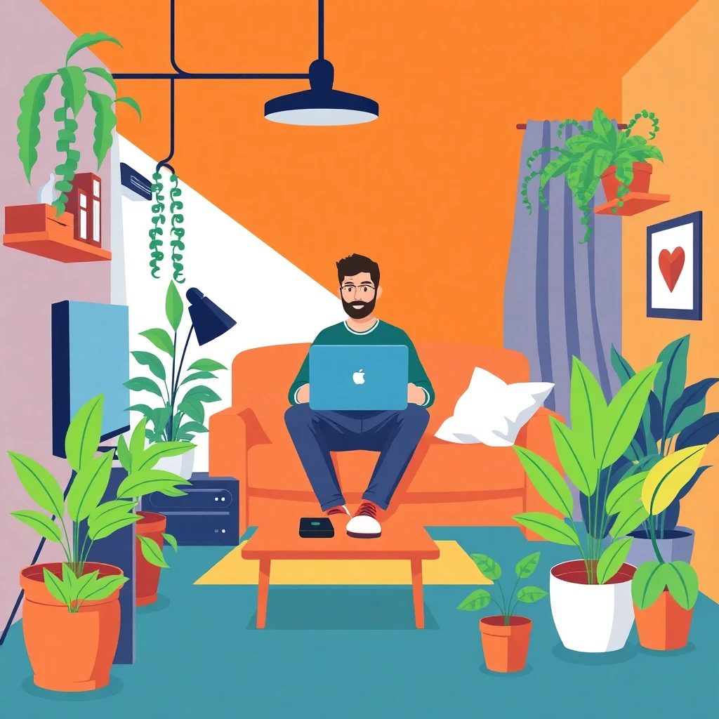 Trabajando remotamente en un entorno flexible