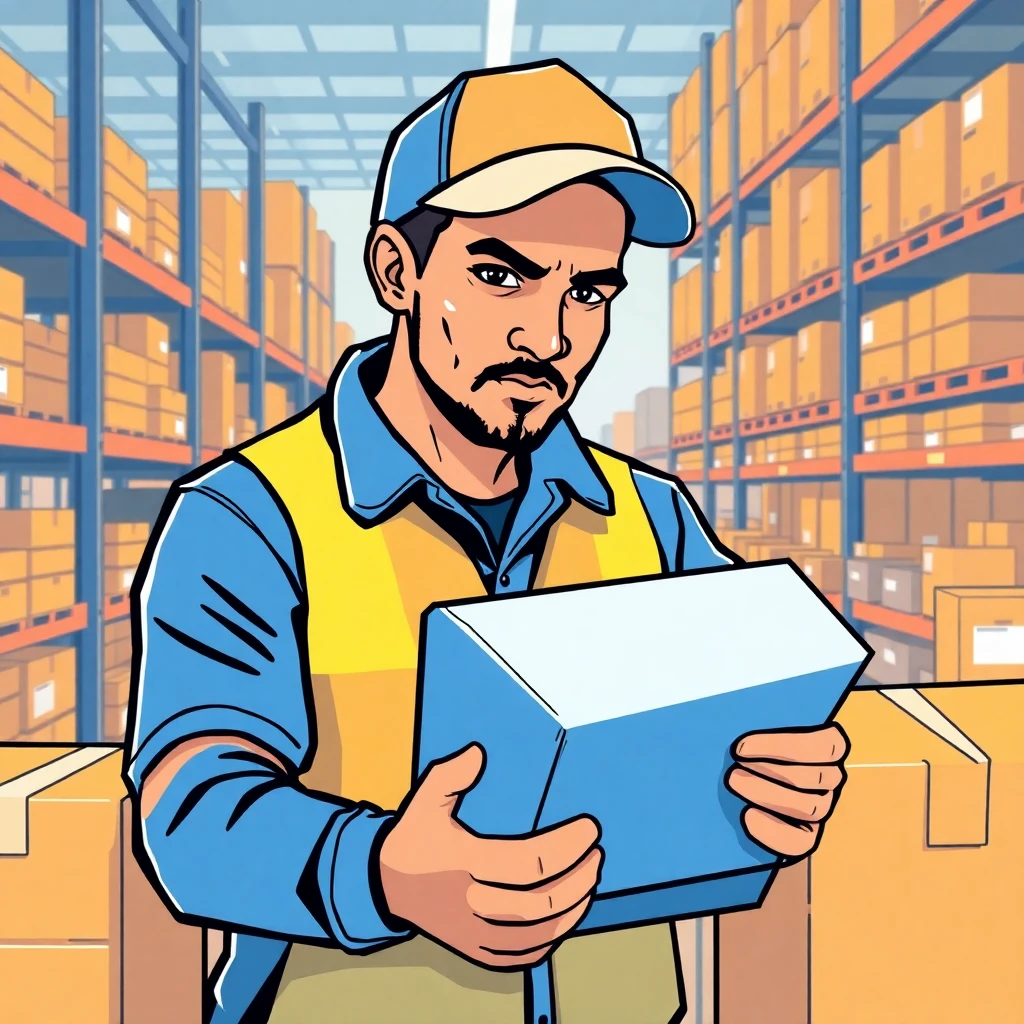 Sorting packages in a warehouse