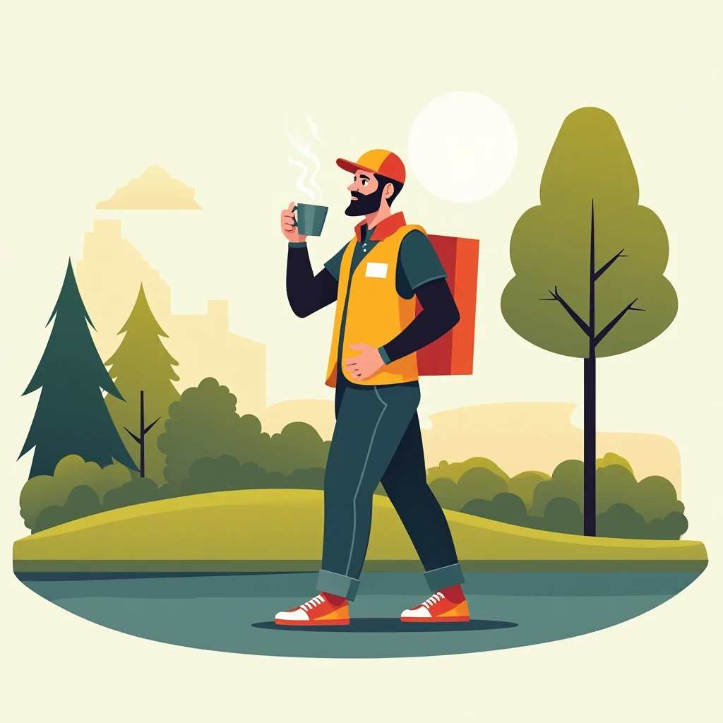 Flexible delivery work break