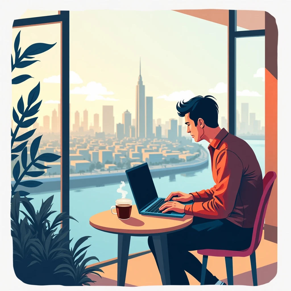 Trabalhando remotamente com vista