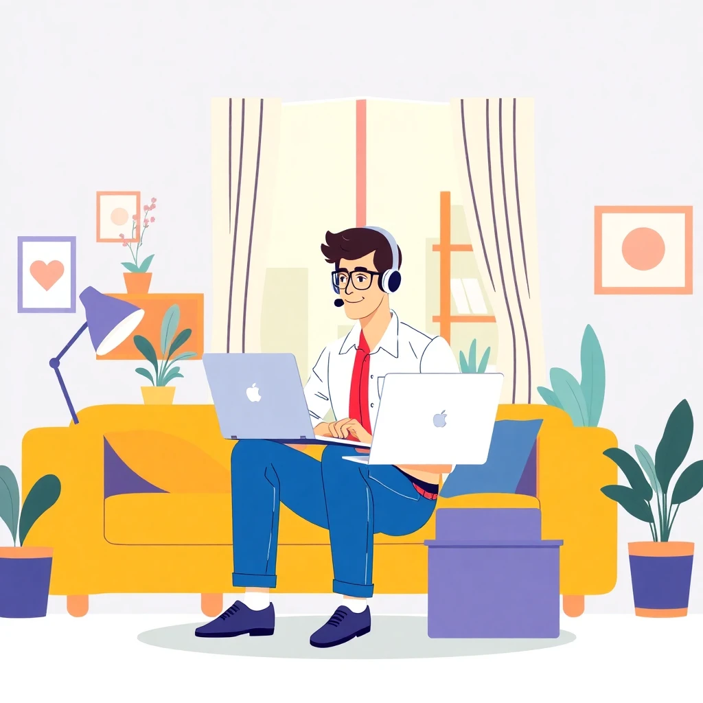 Trabajo remoto en servicio al cliente