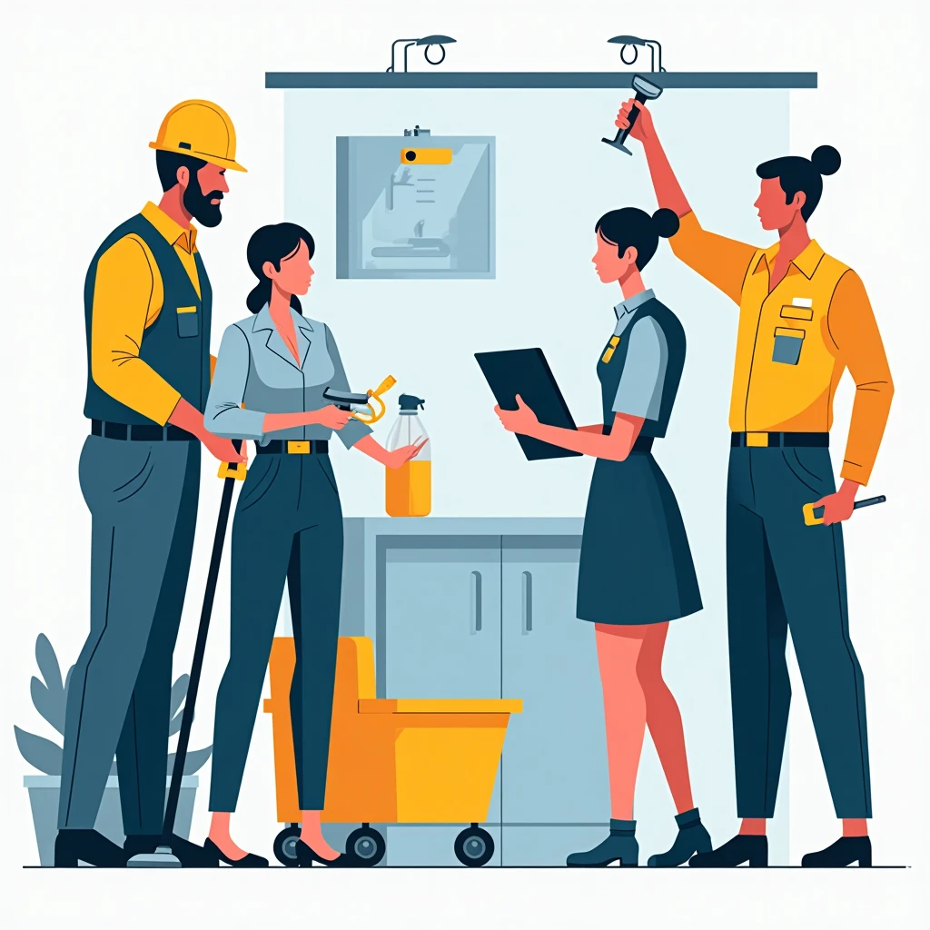 Equipamentos de limpeza modernos