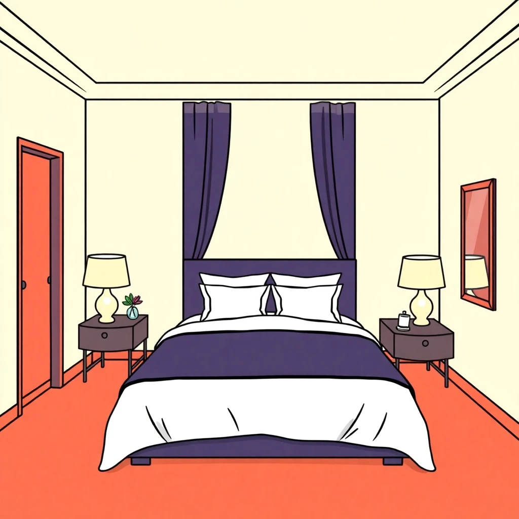 Luxuriöses Hotelzimmer