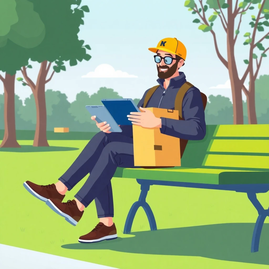 Flexibles Arbeiten in der Paketzustellung