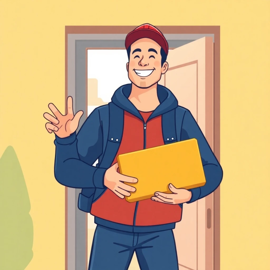 Gut bezahlte Jobs in der Paketzustellung