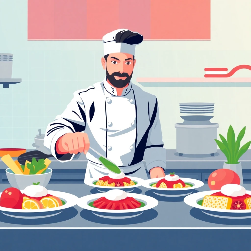 Chef ejecutivo en acción