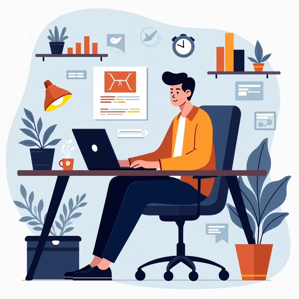 Ingeniero de software en acción