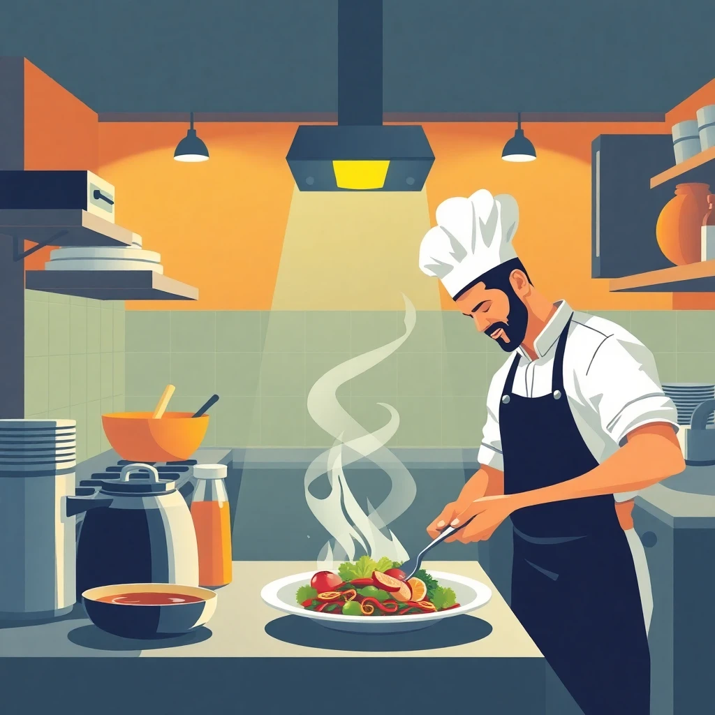 Ambiente culinário profissional