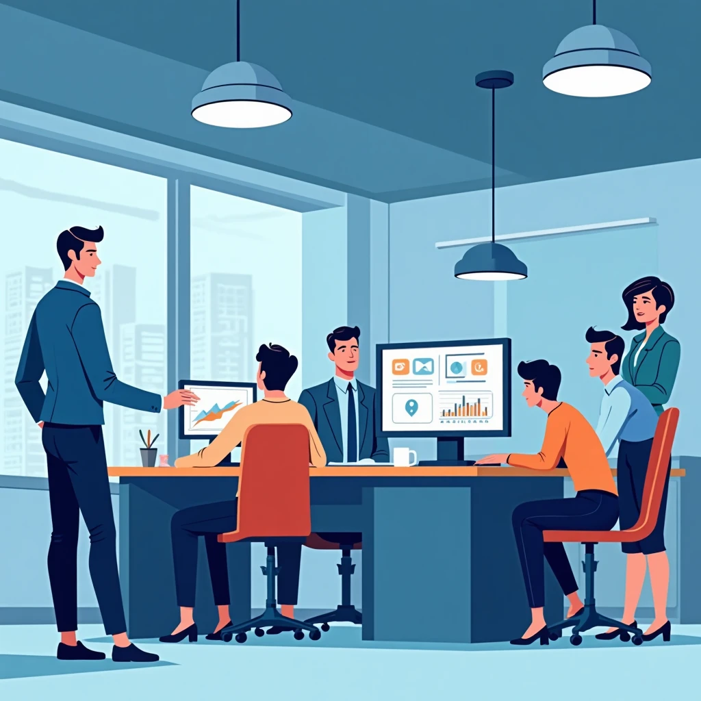 Oficina de seguridad moderna