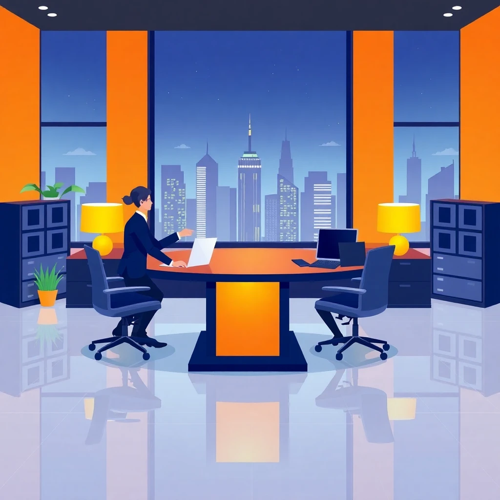 Executive finance job setting