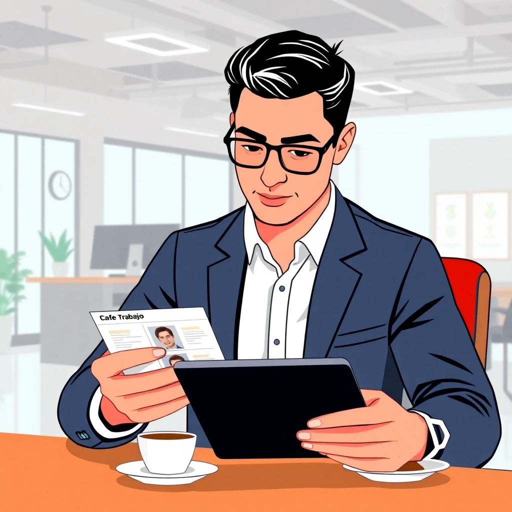 Revisando ofertas de trabajo