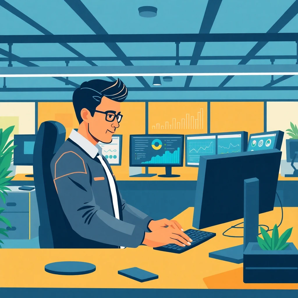 Ingeniero de software en acción