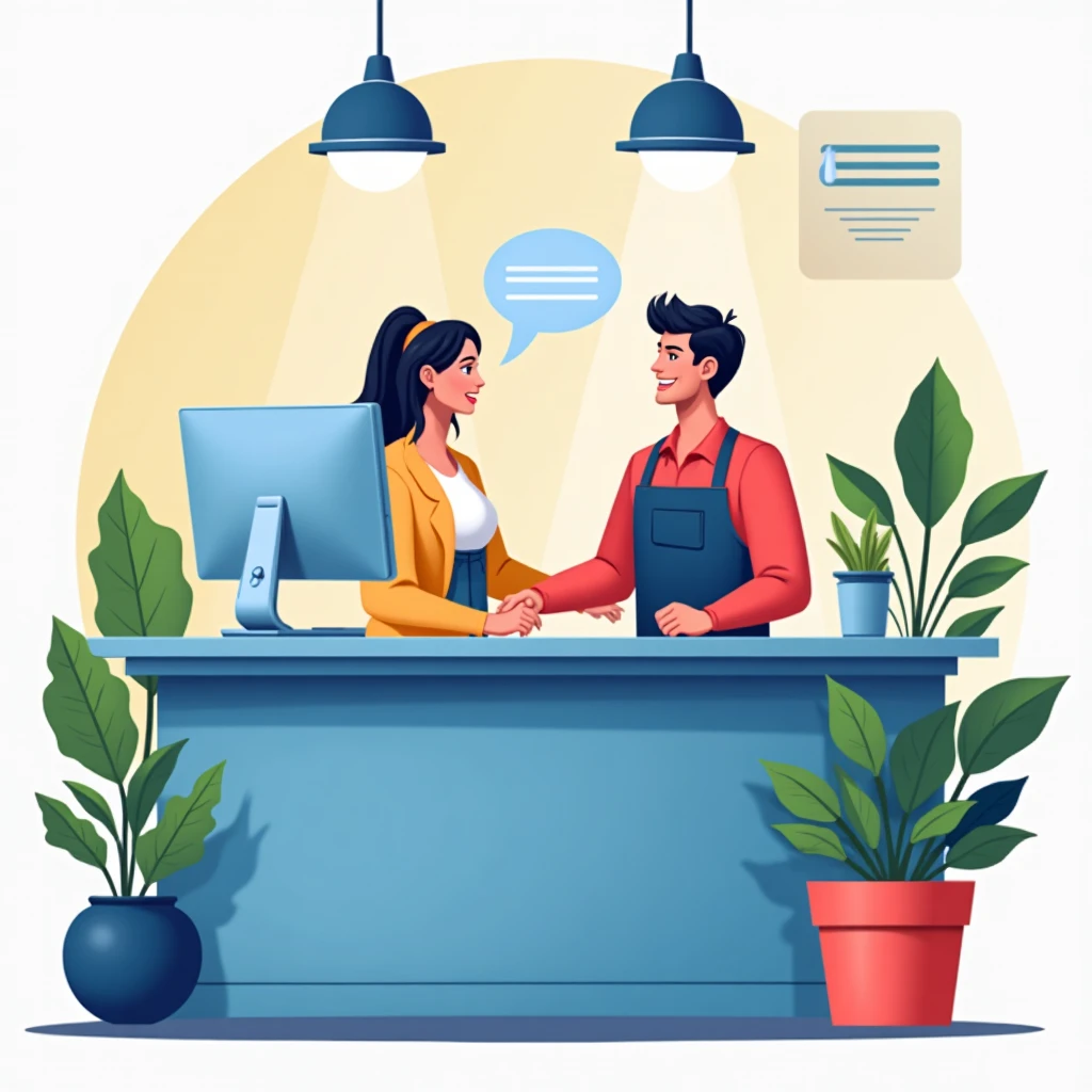 Automotive service desk