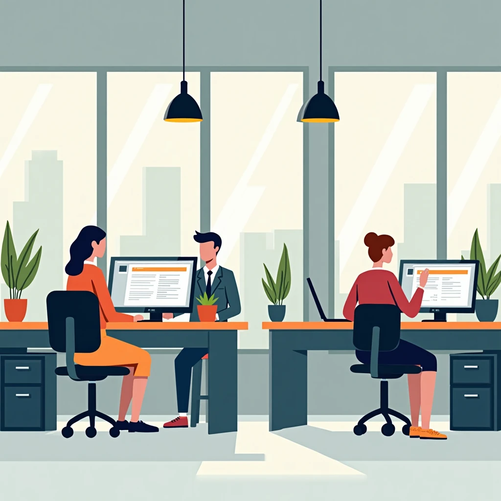 Administrative office setting