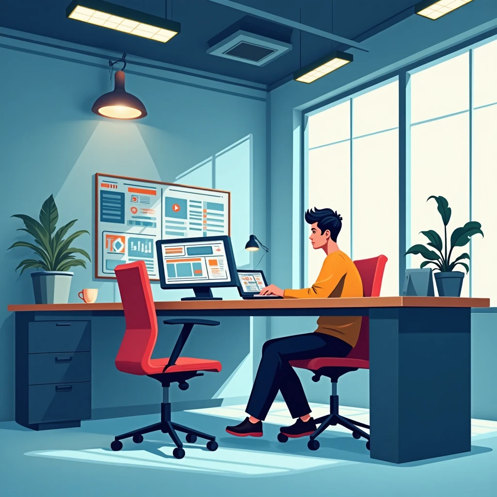 Moderner Arbeitsplatz