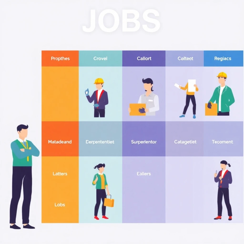 Tabla comparativa de opciones laborales