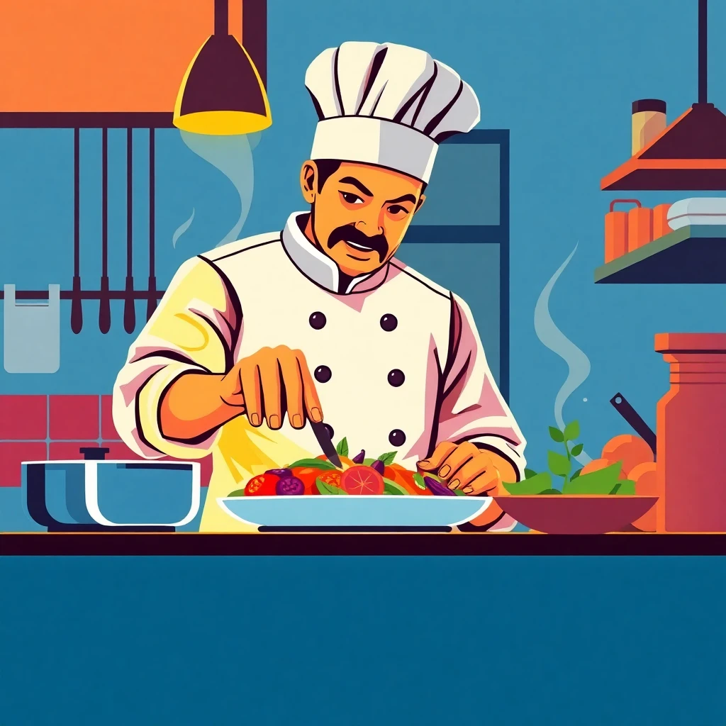 Chef en cuisine
