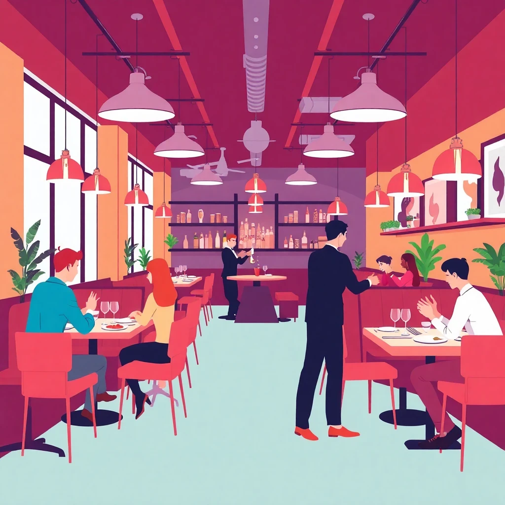 Restaurant haut de gamme