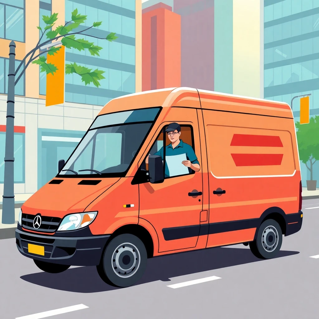 Delivery job in action