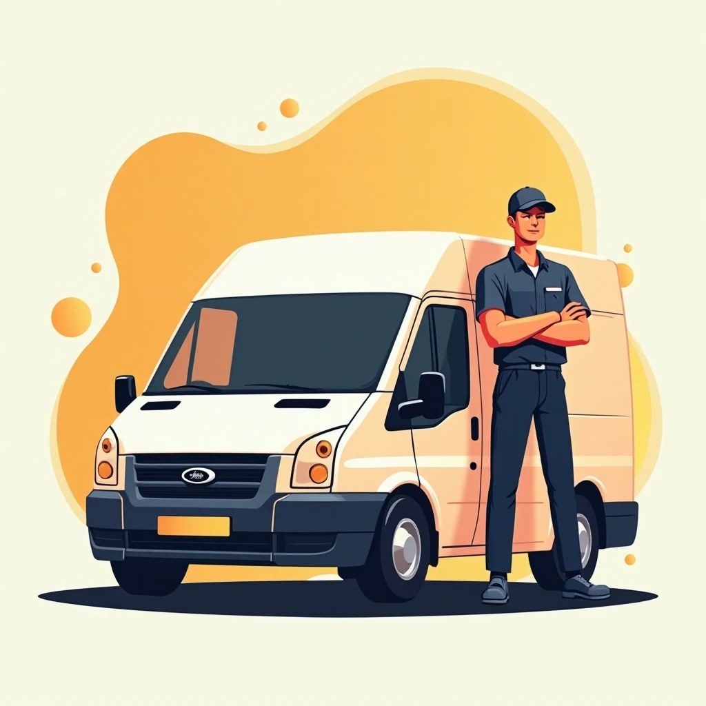 Driver ready for work