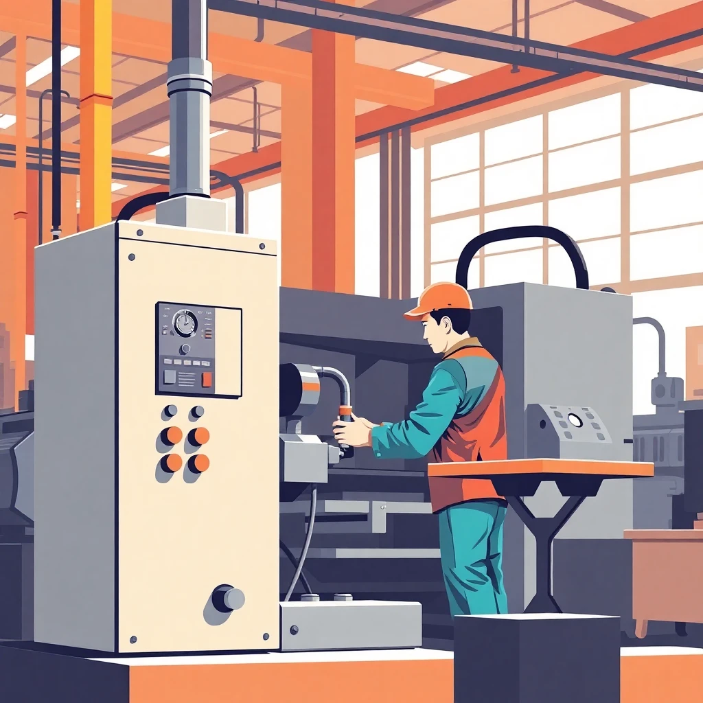 Machine Operator at work