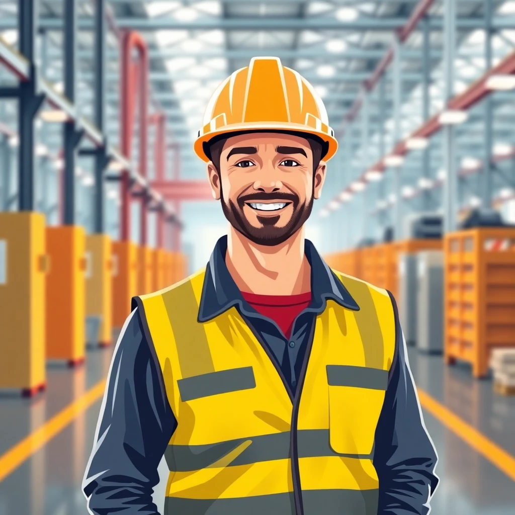 Safe and modern factory environment