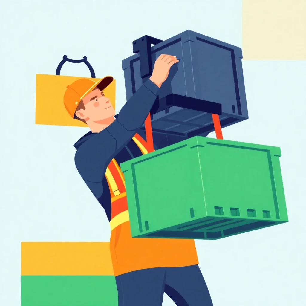 Ergonomische Lagerarbeit