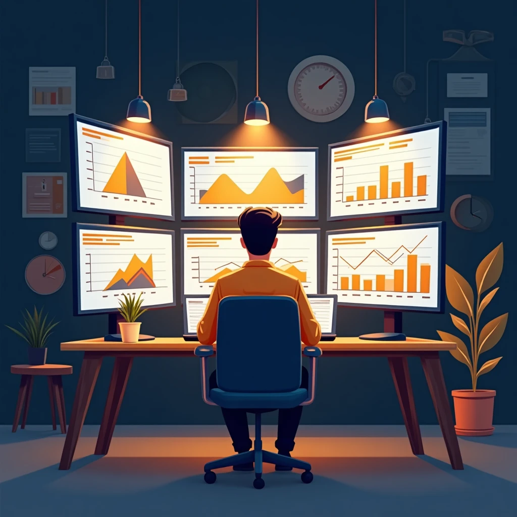 Project manager at work