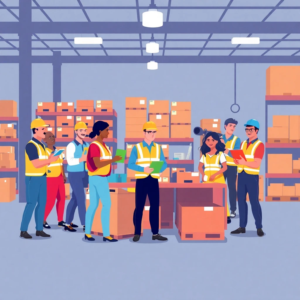Dynamic warehouse team