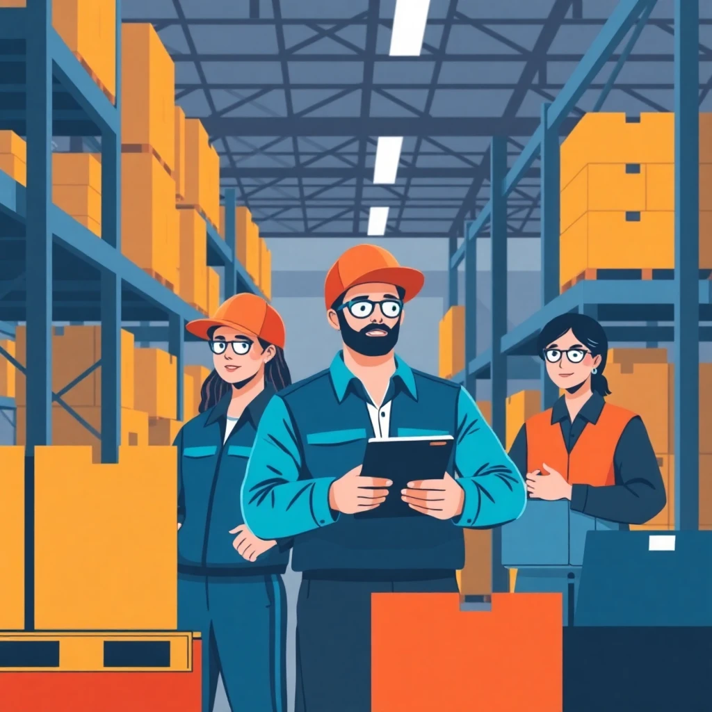 Warehouse management in action