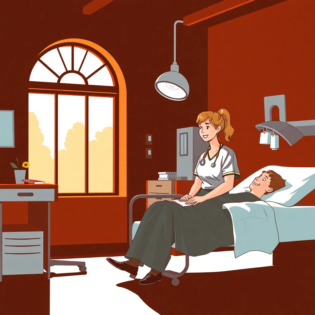 Nurse enjoying a flexible work environment