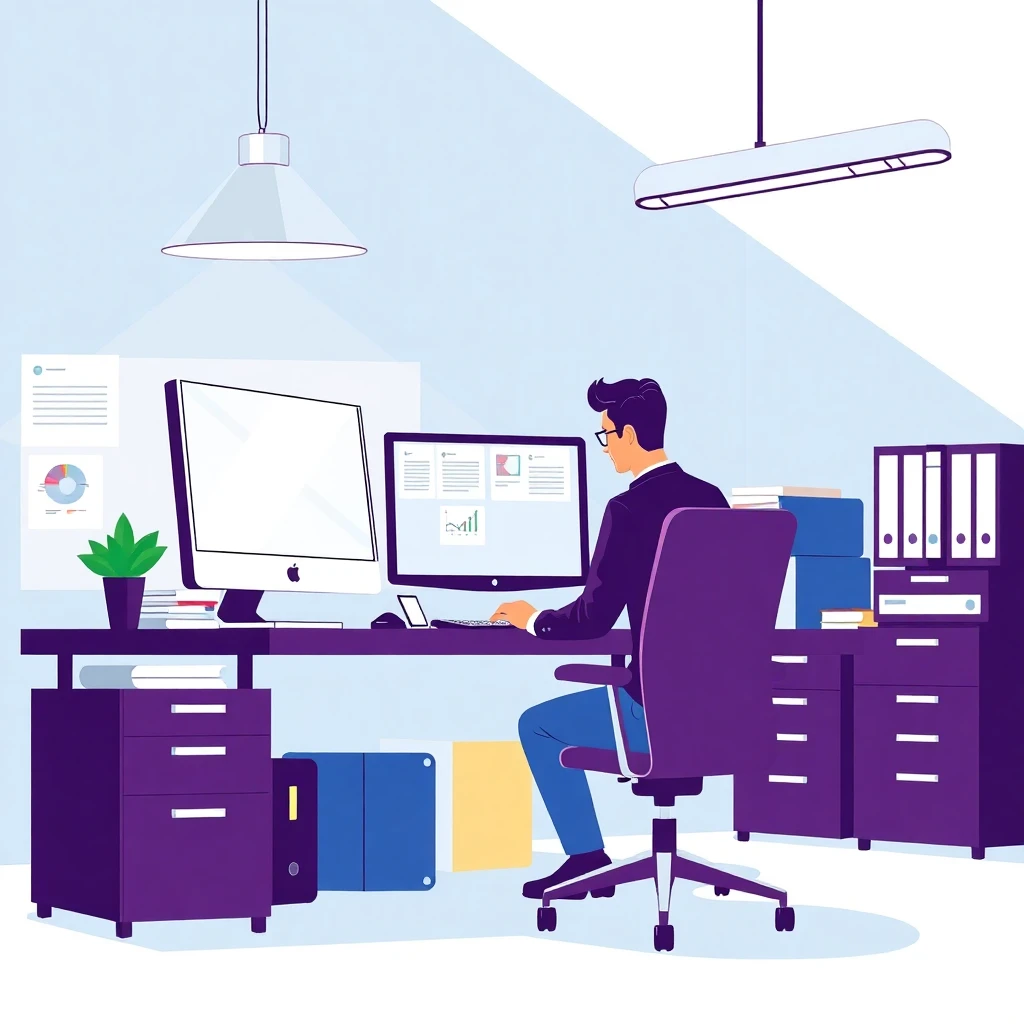 Stable office job setting